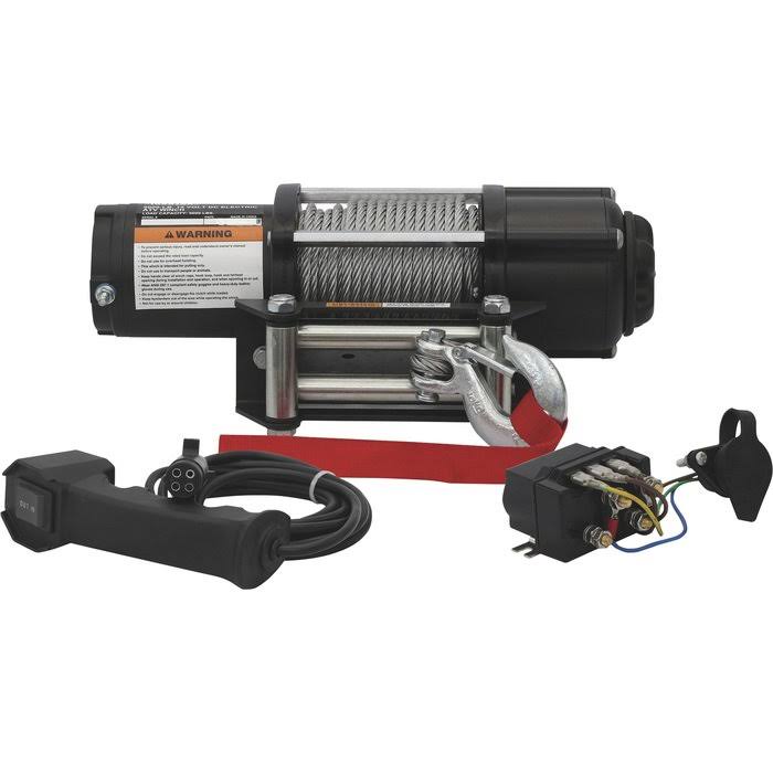 12 Volt DC Electric ATV Winch 5,000-lb. Capacity Steel Wire Rope Z328372