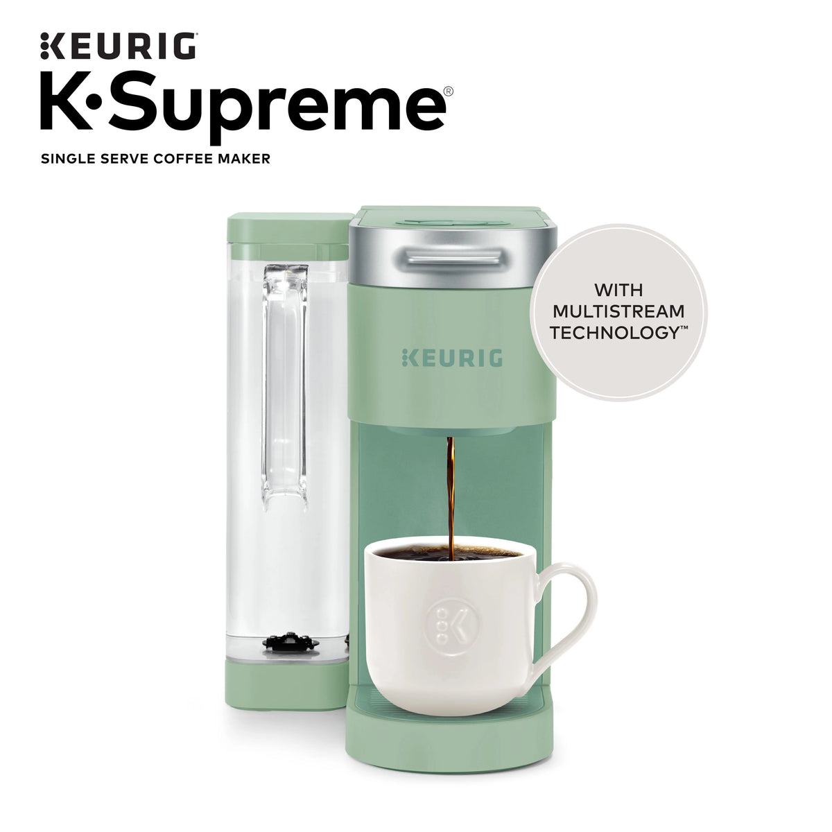 Single-Serve K-Cup Pod Coffee Maker, Black U426061