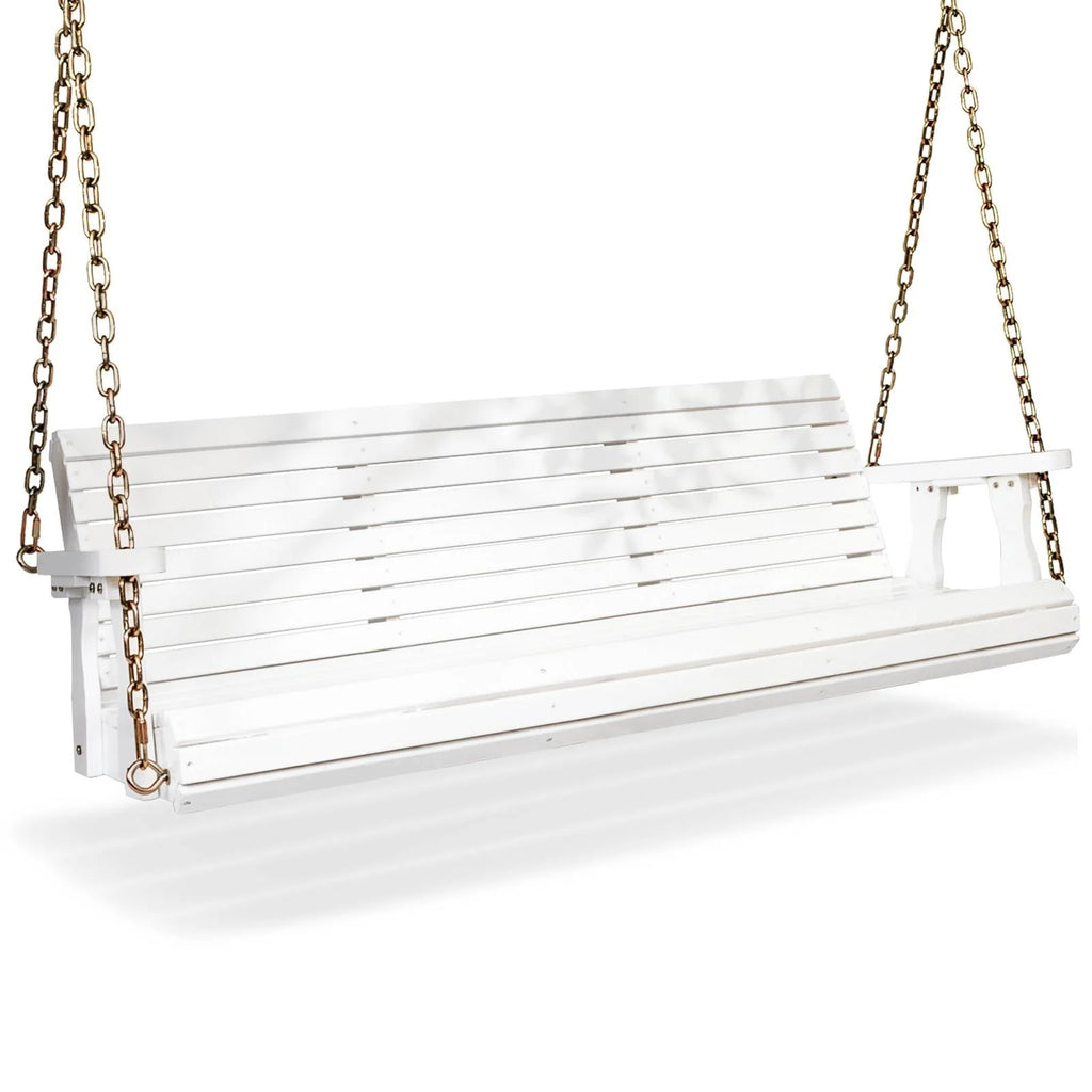 5 ft Brown Wooden Porch Swing X780514