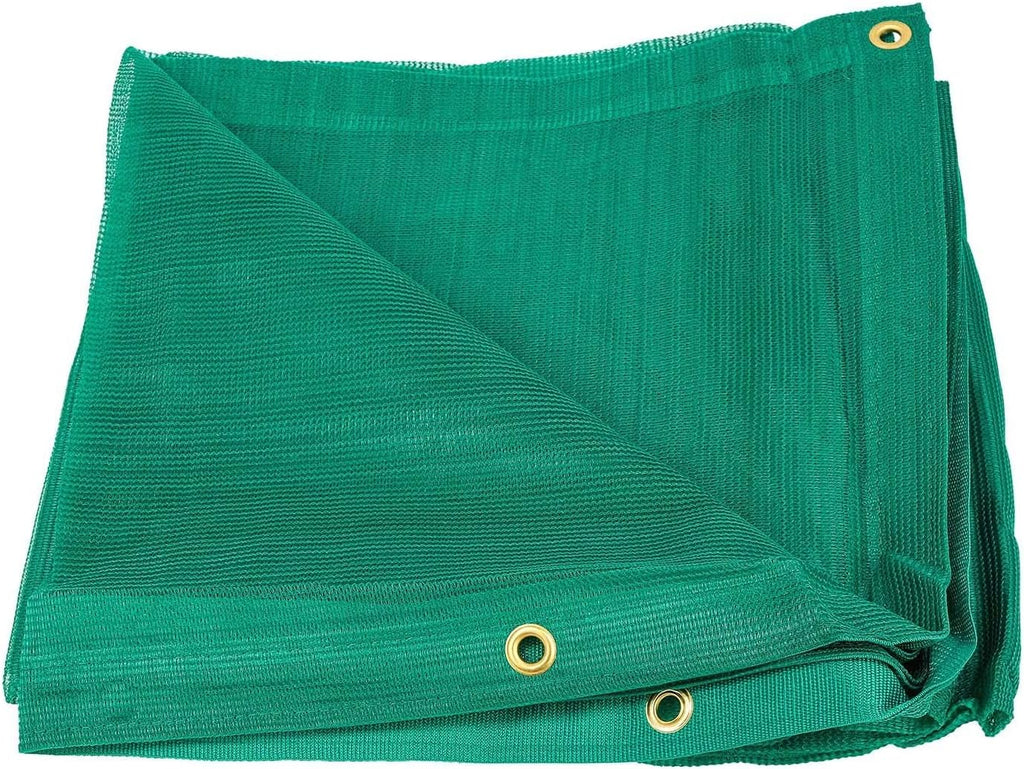 16' x 24' Green Heavy Duty 6 Oz 70% Shade Mesh Tarps with Grommets R43072