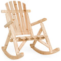 Wooden Rocking Chair Natural Finish H140677