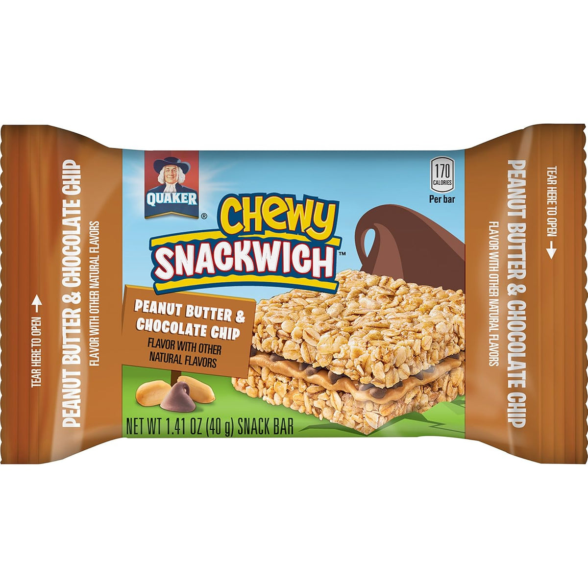 50 Count Variety Box of Chips, Snacks, and Chewy Bars P826402