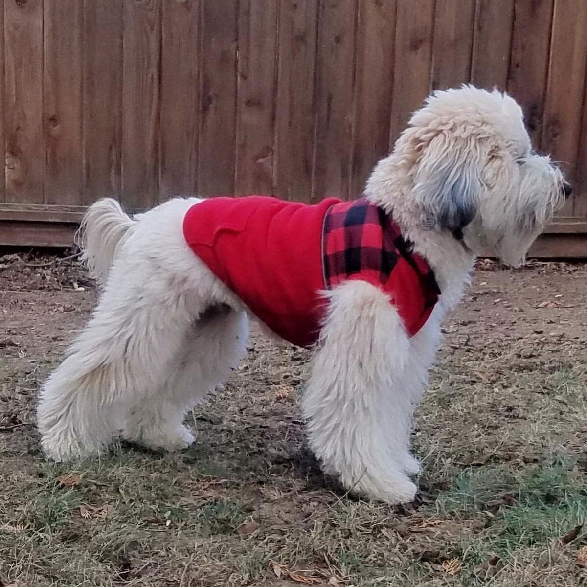 Reversible Polar Fleece Dog Vest Winter Coat with Water-Proof Side Z34365