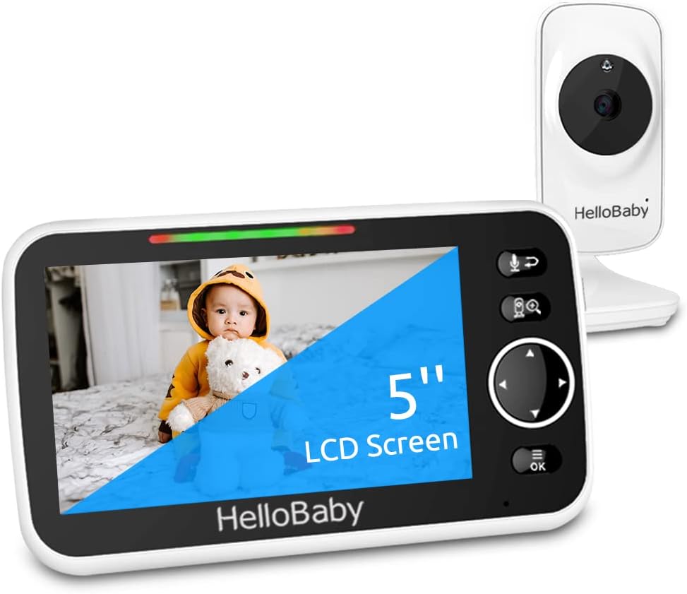 5'' Display Video Baby Monitor with Camera and Audio G225953