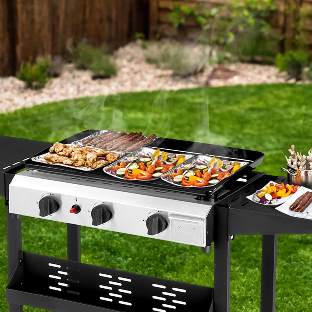 3-Burner Propane Griddle L584