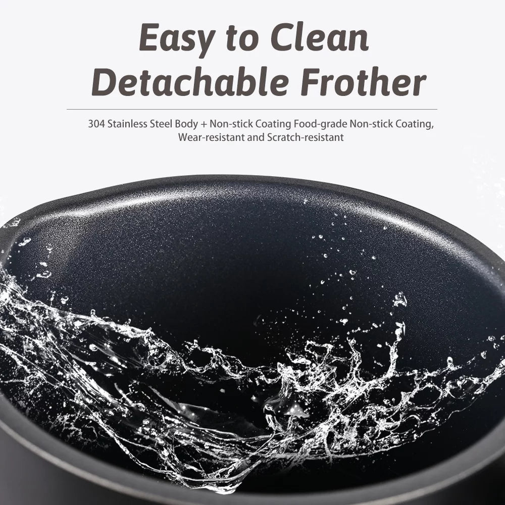 Electric Milk Frother and Steamer 4 in 1 400W 350ml Y601