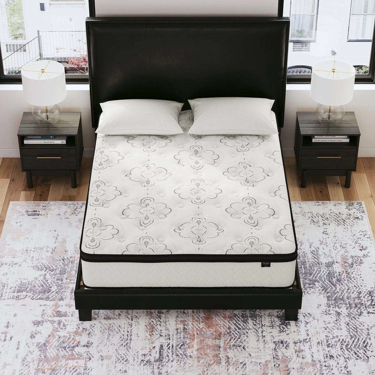 10 Inch Hybrid Full Mattress in a Box White J86447