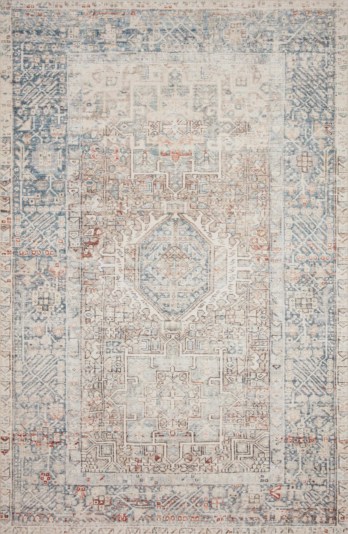 Natural Ocean 5' x 7'6 Rug A564