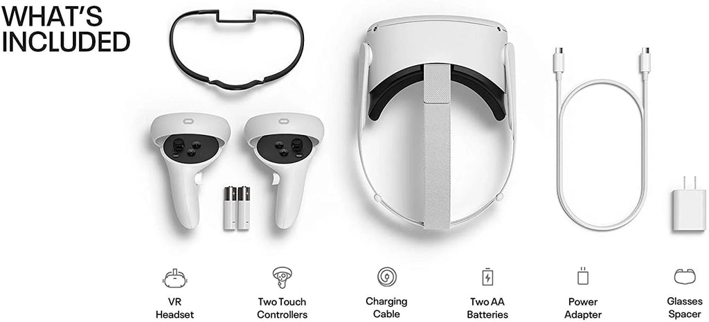 White 256GB Virtual Reality Gaming Headset N397