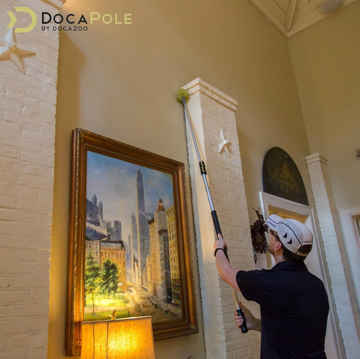5-12 Foot Telescoping Extension Pole with Cobweb Duster Pack of 2 S5996