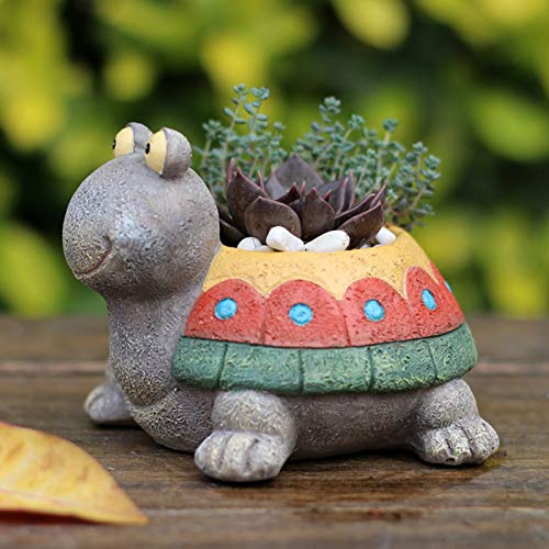 Turtle Resin Succulent Planter V8466