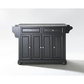 Black Granite Top Kitchen Island K791