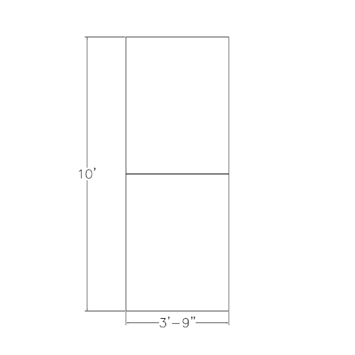 10 Foot Rectangle Conference Room Table with Power Modules L884