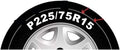 15 Inch Black 5 Lug Steel Rim Z73305