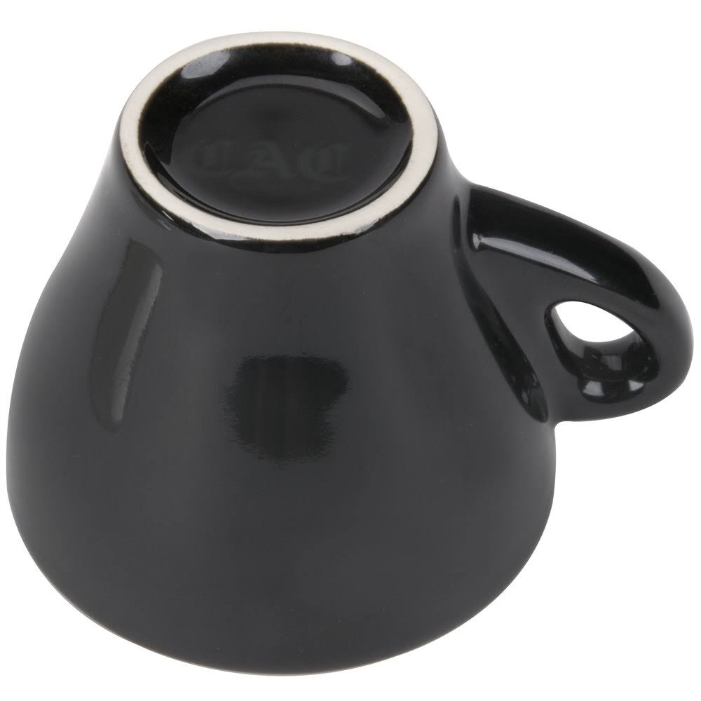 Black 3.5 oz Espresso Cup with Saucer D759737