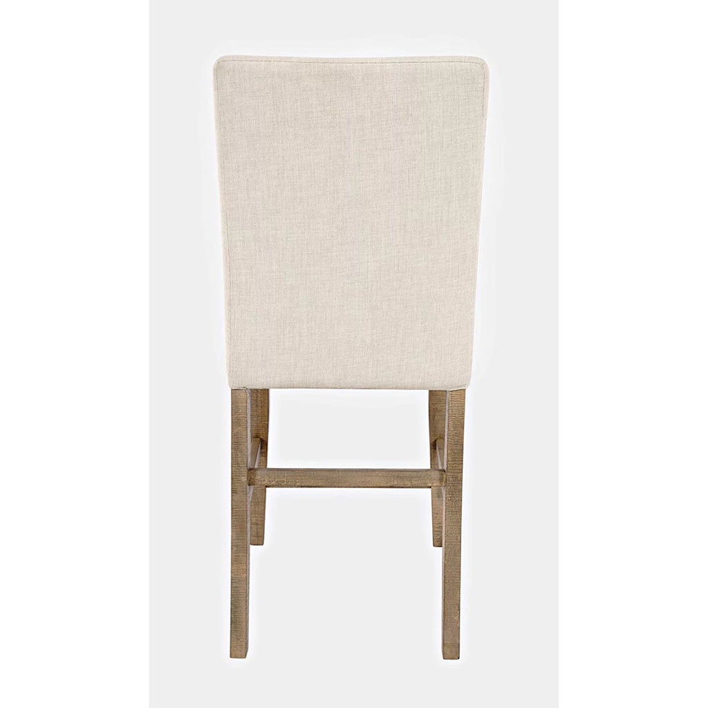 Solid Wood Upholstered Counter Height Stool Set of 2 A738