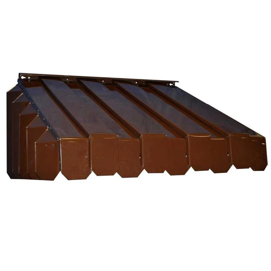 Brown Solid Slope Window/Door Fixed Awning I83423