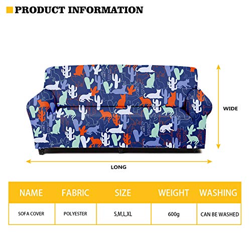 Red Aztec Print Sofa Cover N50212