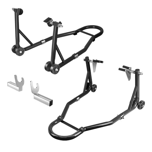Universal Motorcycle Wheel Lift Stand with Adjustable Swingarm Spool C265