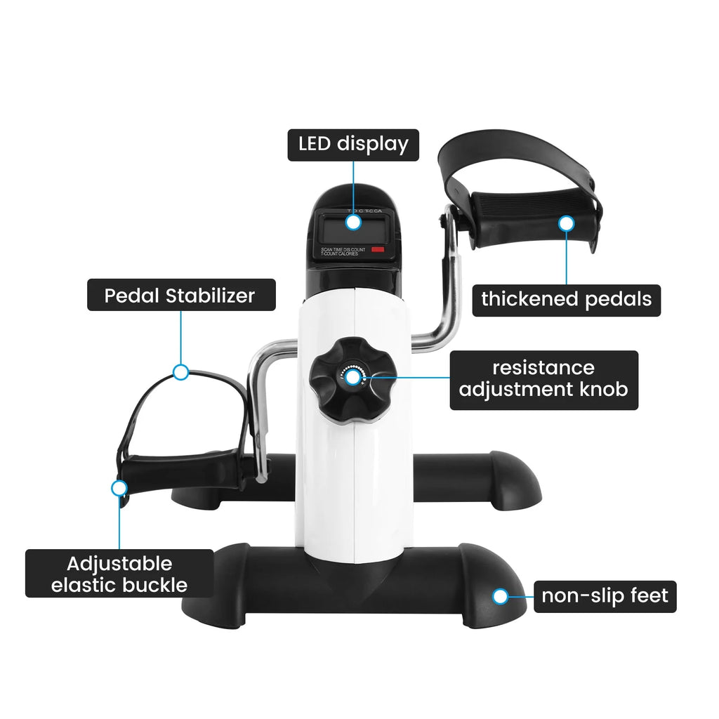 Black Under Desk Exercise Bike X692