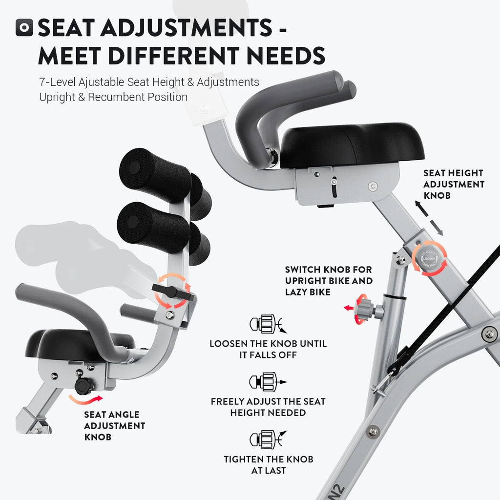 Foldable Magnetic Exercise Bike A200588