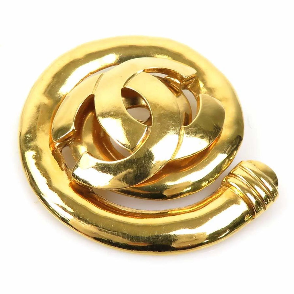 Pre-Owned Gold Metal Brooch Y1717