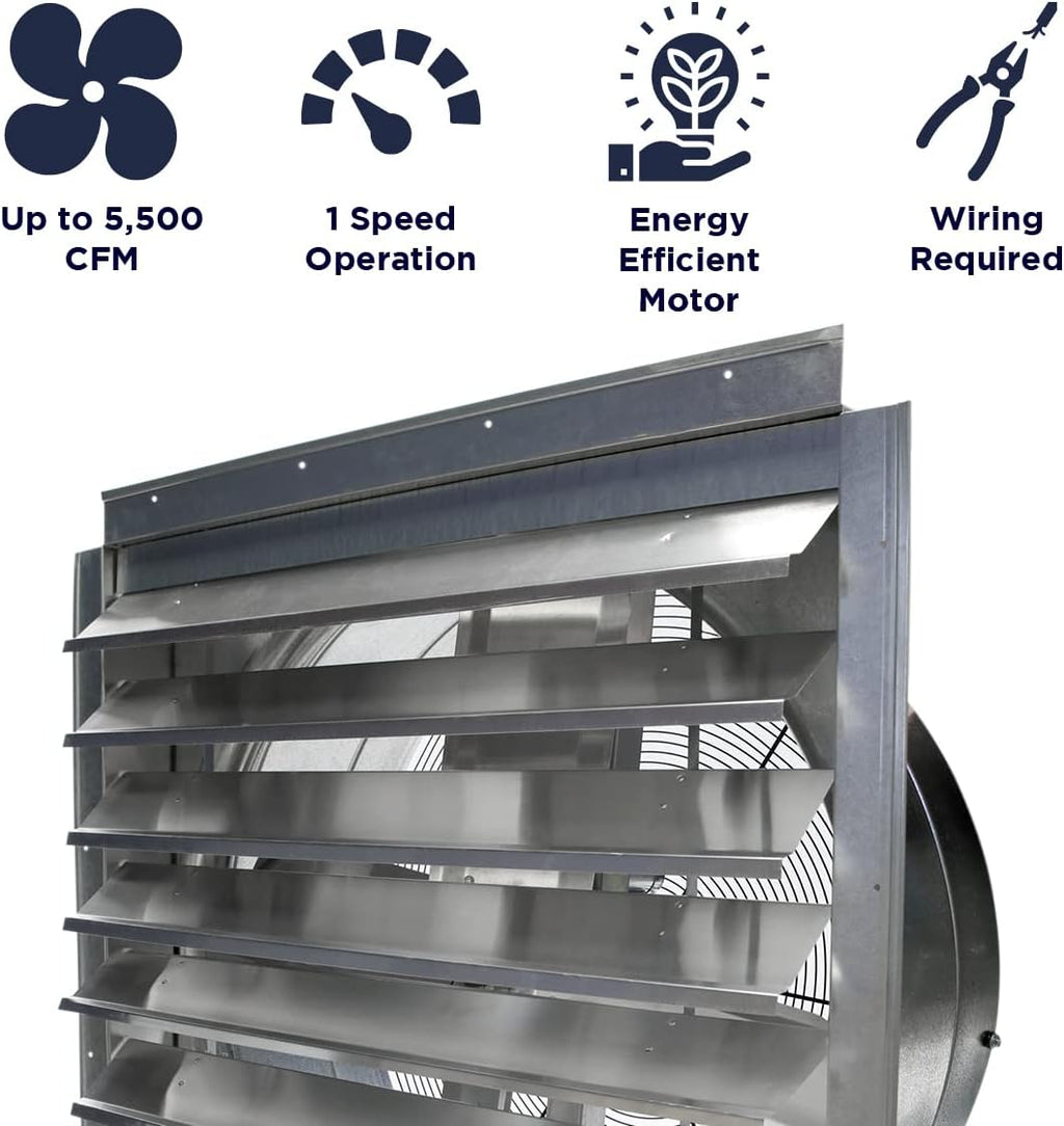 30 Inch Industrial Exhaust Fan A134734