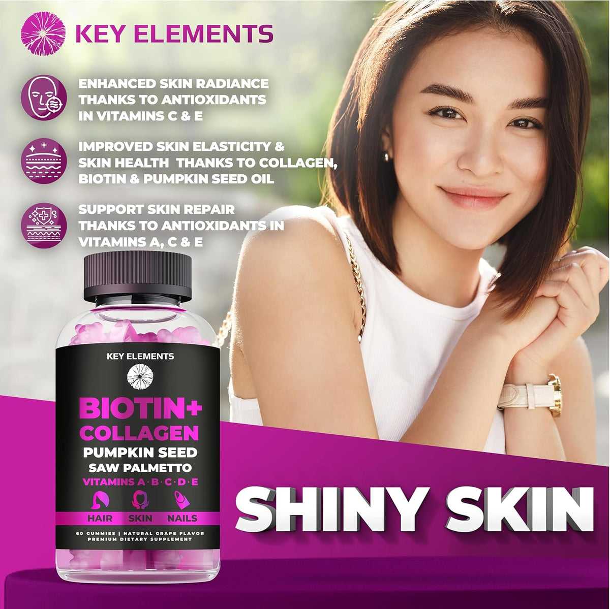 Biotin Gummies and Collagen Gummies A839