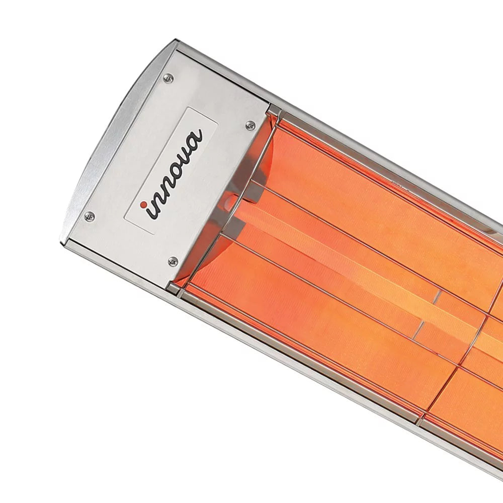 1500 Watt Electric Infrared Single Element Heater Stainless Steel Finish H480628