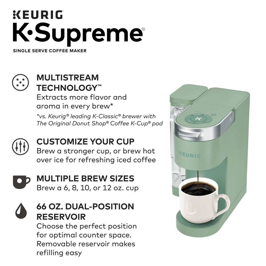 Single-Serve K-Cup Pod Coffee Maker, Black U426061