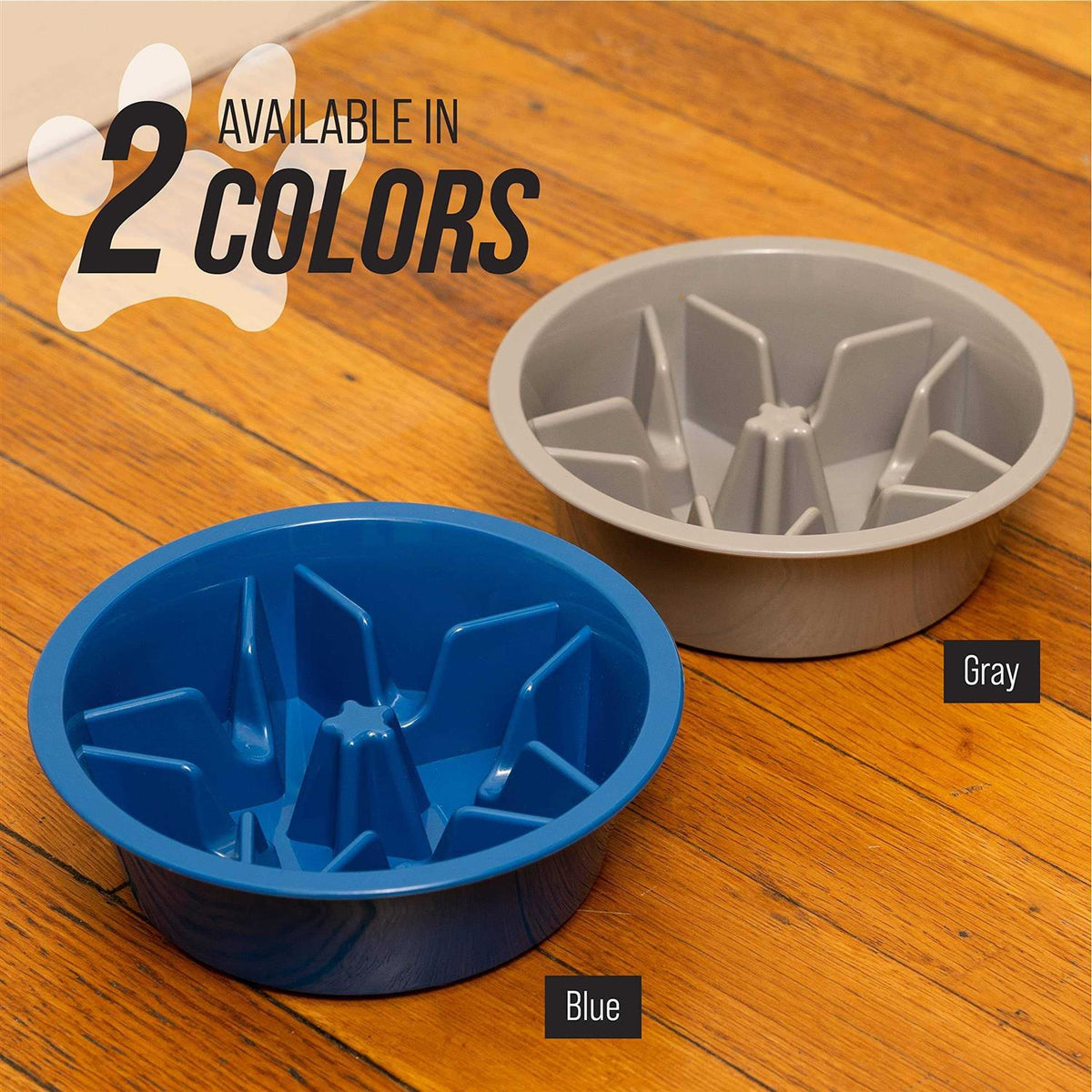 Slow Feeder Dog Bowl with Feeder Holes U1863