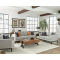 2-piece Fabric Living Room Set in Light Gray E53403