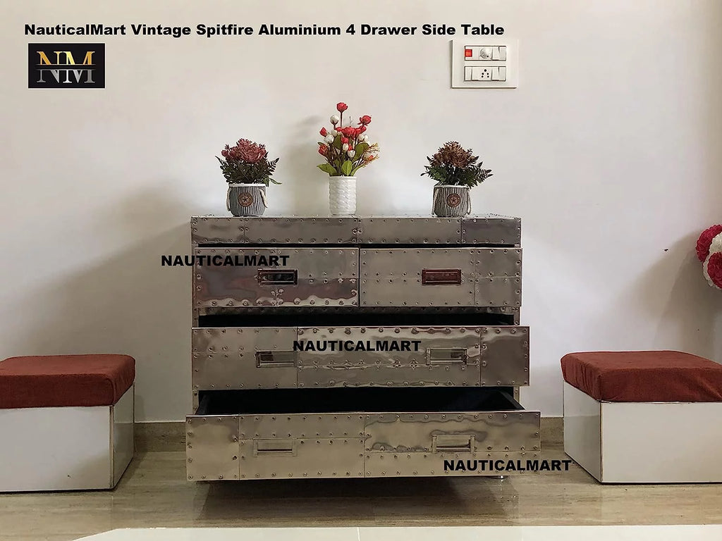 4 Drawer Aluminum Chest A116