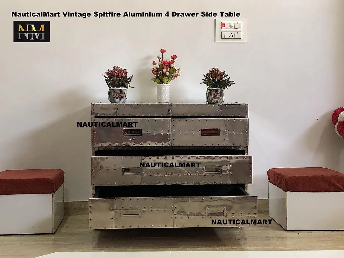 4 Drawer Aluminum Chest A116