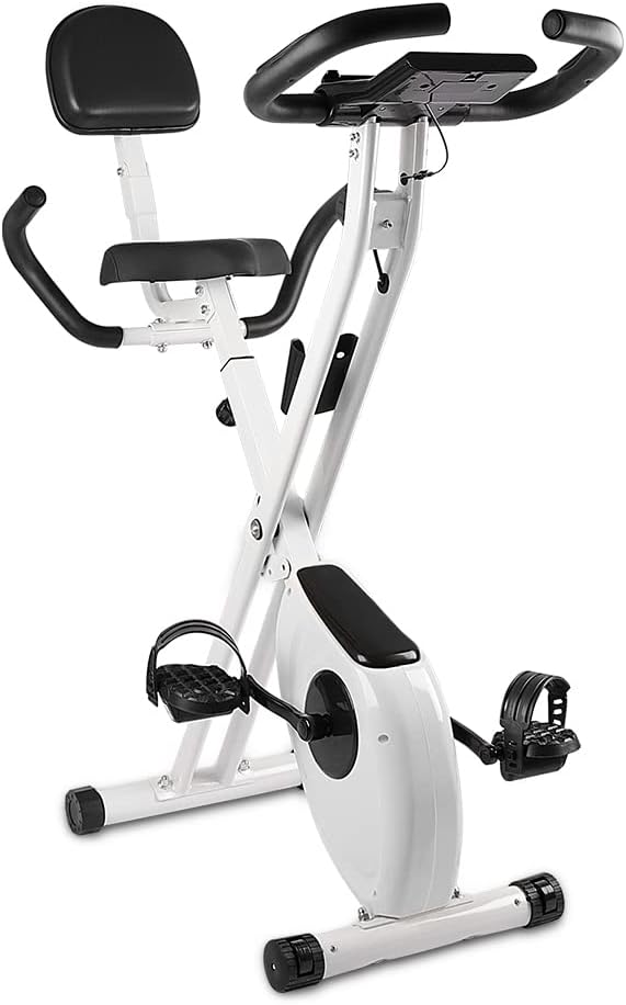 Magnetic Folding Exercise Bike with LCD Monitor T353867