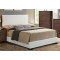 White Eastern King Bed X521