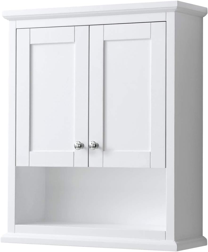 Wall-Mounted Bathroom Storage Cabinet in White R4979