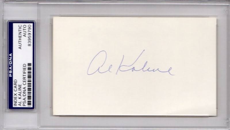 3 x 5 in. Signed Index Card P96617