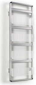 Brushed Silver Aluminum Wall Rack B951434