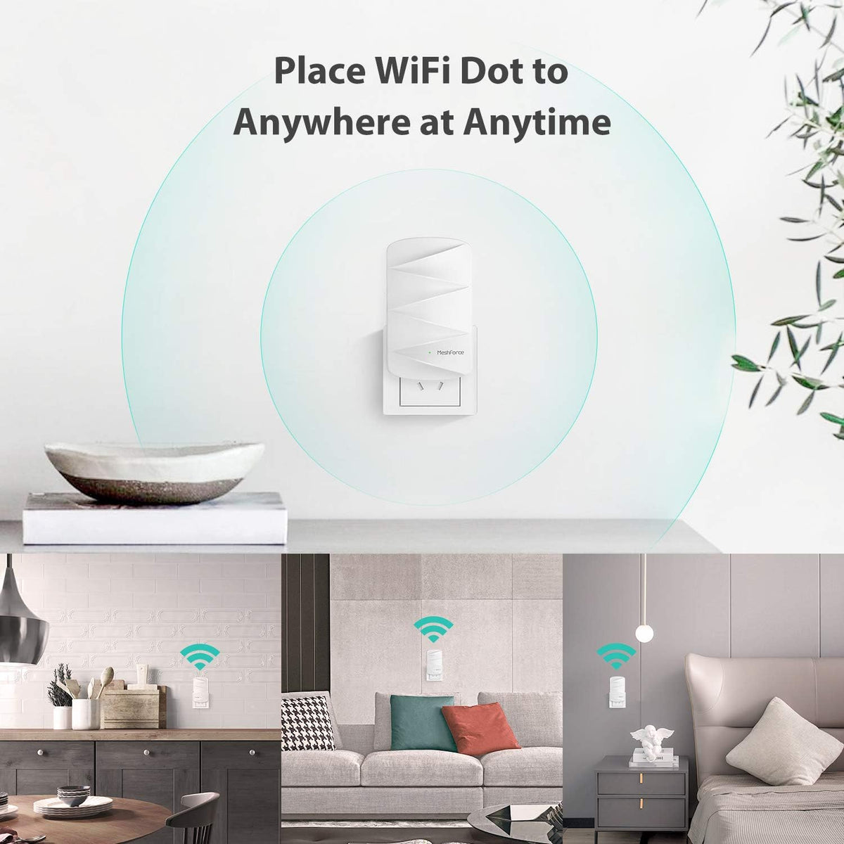 Pack of 2 MeshForce WiFi Extender V263