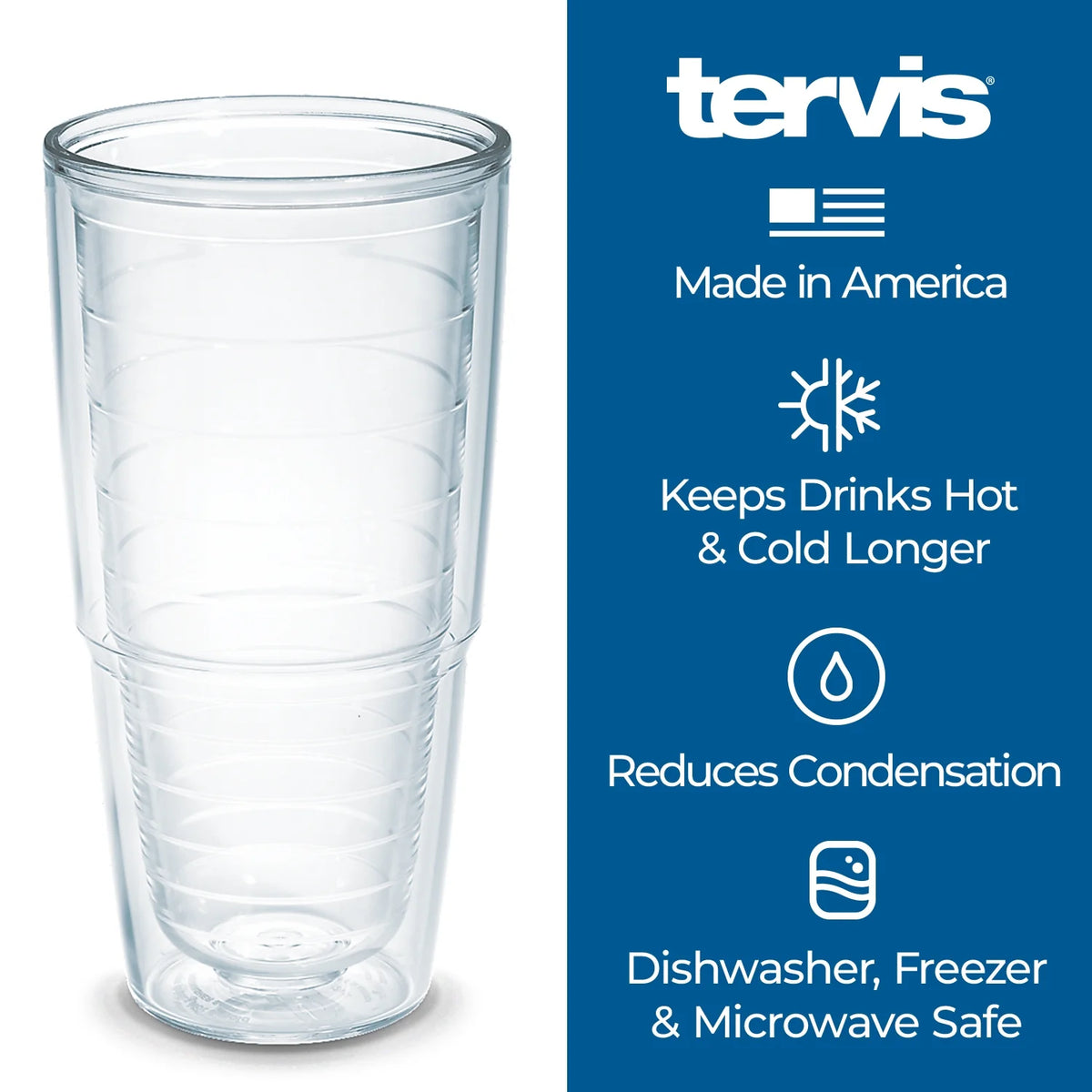 Double Walled Insulated Tumbler Travel Cup, 24oz T133