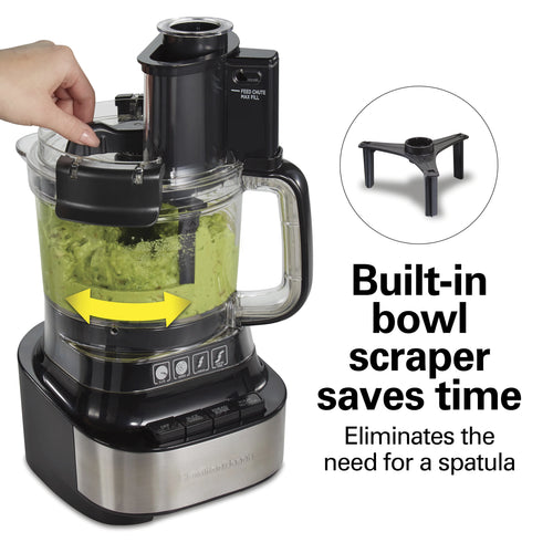 10 Cup Black Food Processor I793593