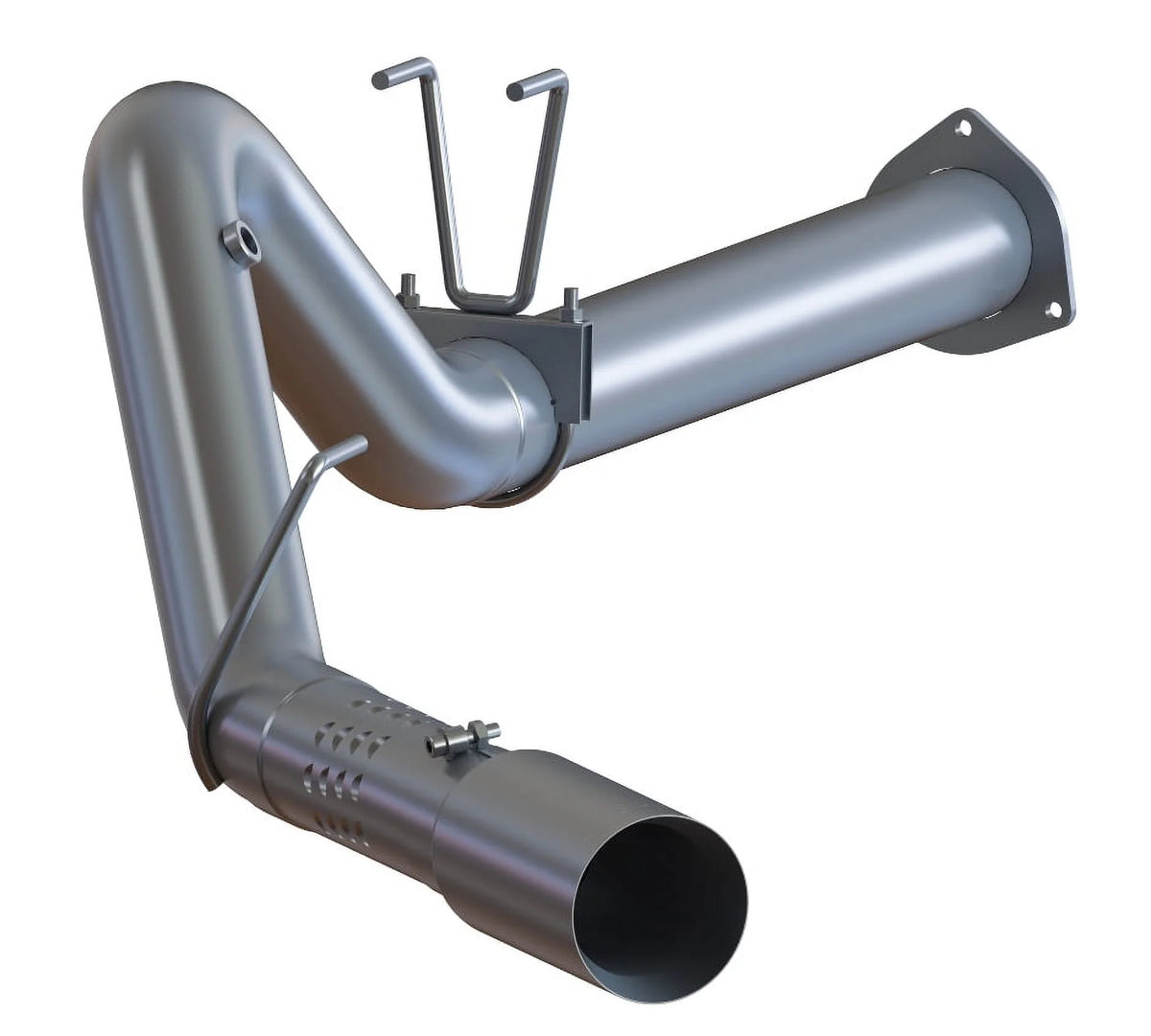 Ford F250/350/450 6.7L 4in T409 Exhaust with 5in Tip Z29126