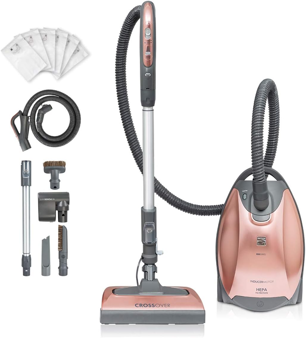 Lightweight Bagged Canister Vacuum with HEPA Filter X213