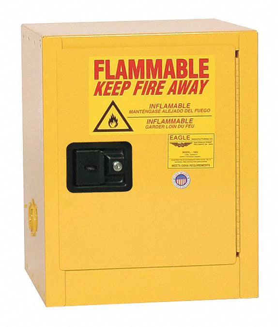 Yellow Flammable Liquid Safety Cabinet H794