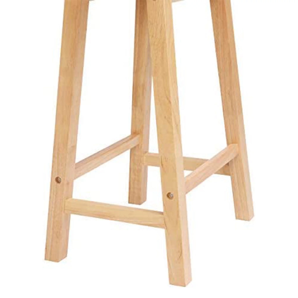 Natural 29In Wood Kitchen Counter Stools 5 Pack B33889