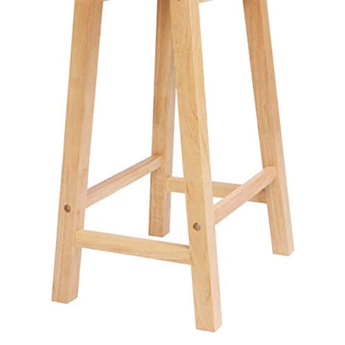 Natural 29In Wood Kitchen Counter Stools 5 Pack B33889