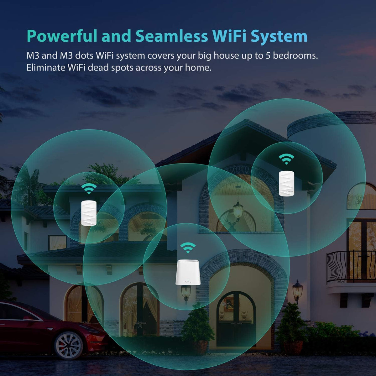 Pack of 2 MeshForce WiFi Extender V263