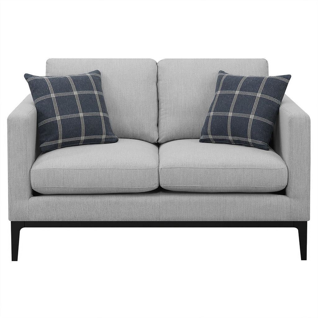 2-piece Fabric Living Room Set in Light Gray E53403