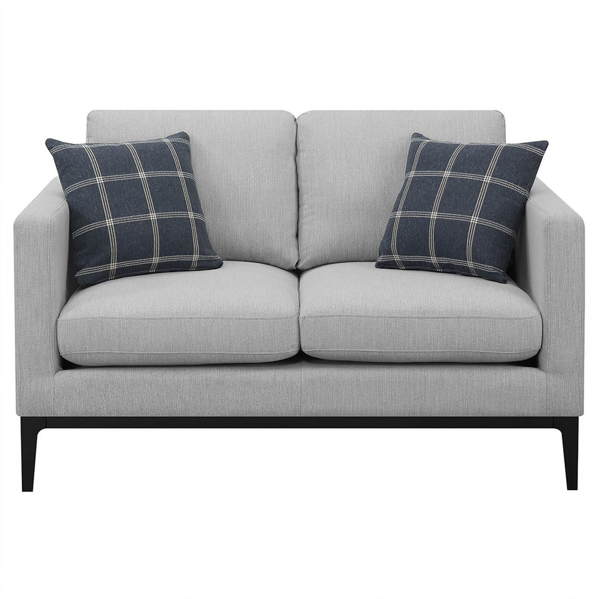 2-piece Fabric Living Room Set in Light Gray E53403